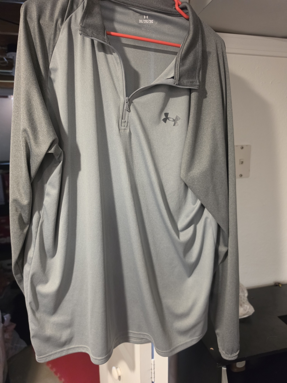 Under Armour Gray Quarter-Zip Performance Pullover